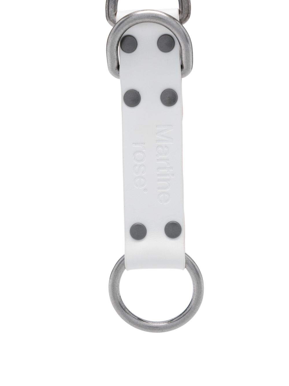 Martine Rose Bondage sleutelhanger - Wit