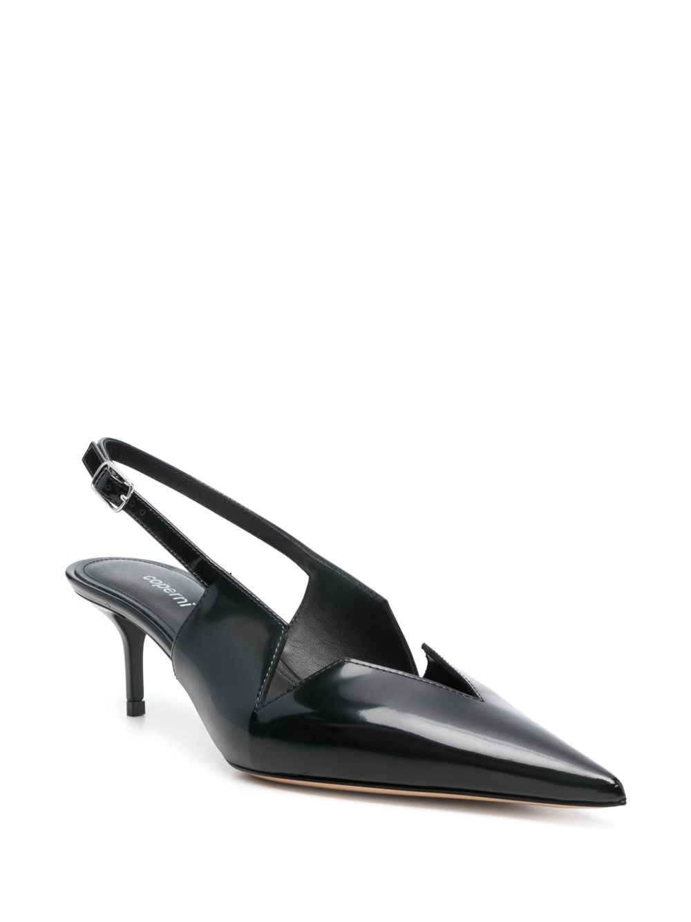 Coperni 65 mm pumps met uitgesneden details - Zwart