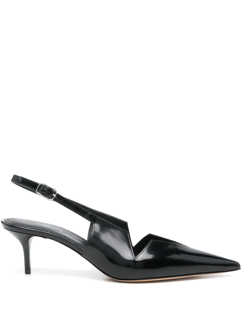 Coperni 65 mm pumps met uitgesneden details Zwart