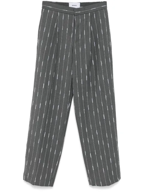 Bonsai pantalones con motivo de rayas diplomáticas