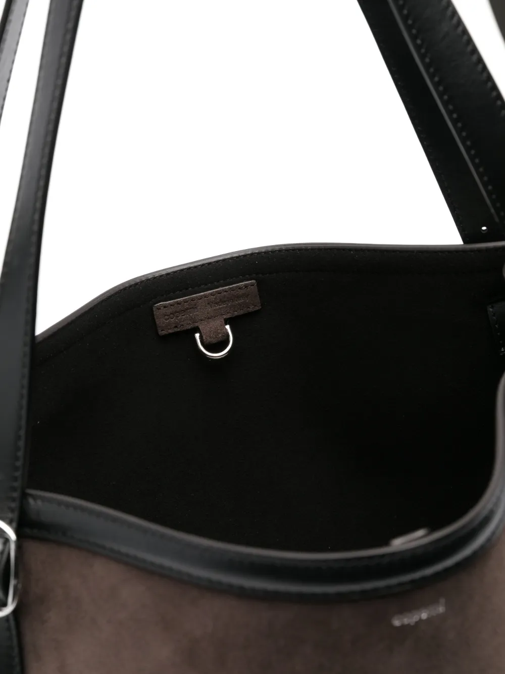 Shop Coperni Belt Tote Bag In Brown