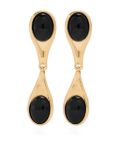 Coperni enamel-detail earrings - Black