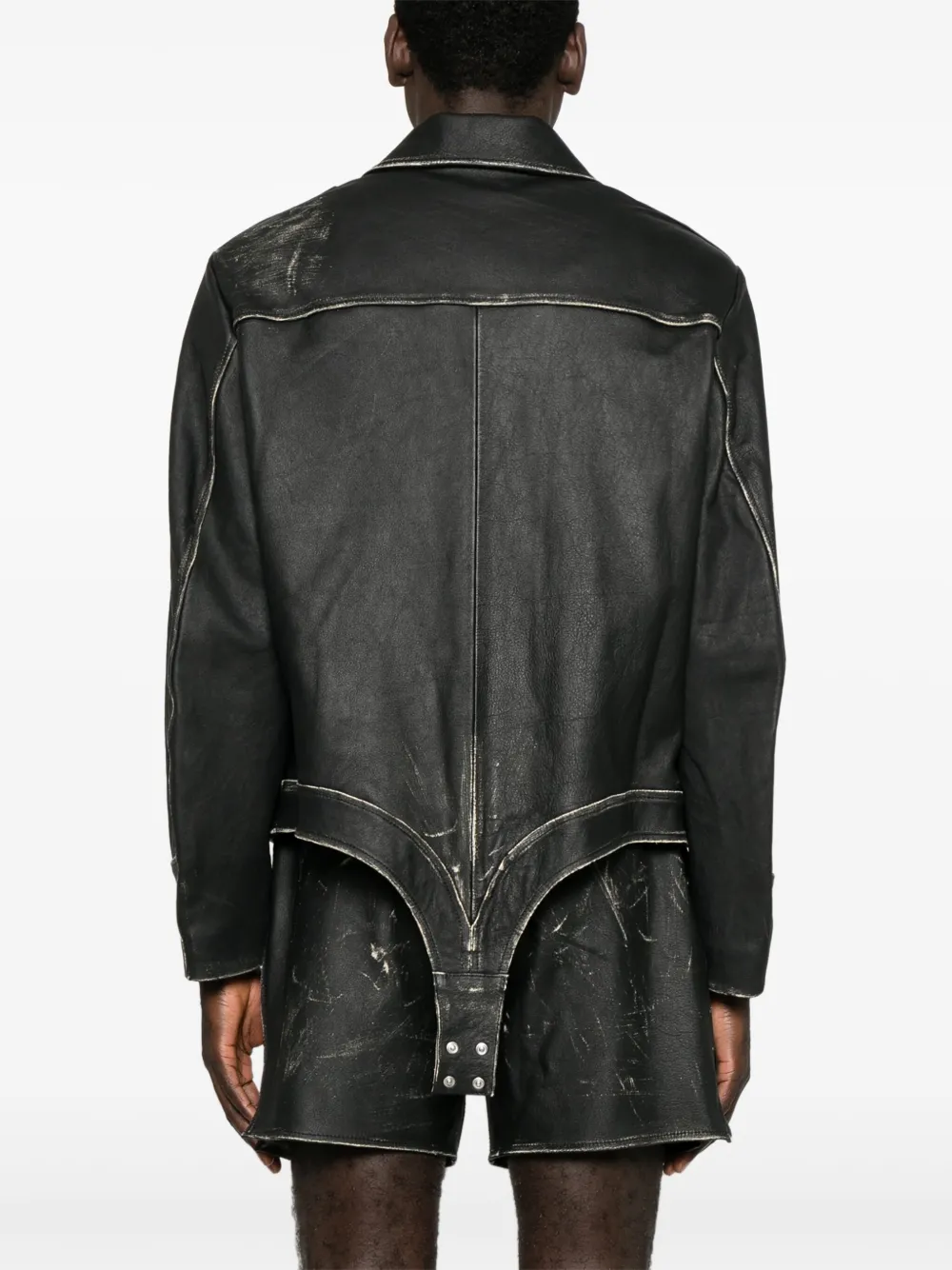 Coperni Leren body jack Zwart