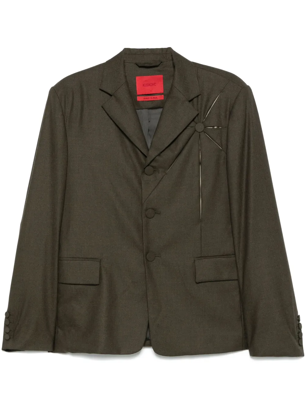 KUSIKOHC Origami blazer | Green | Image 1