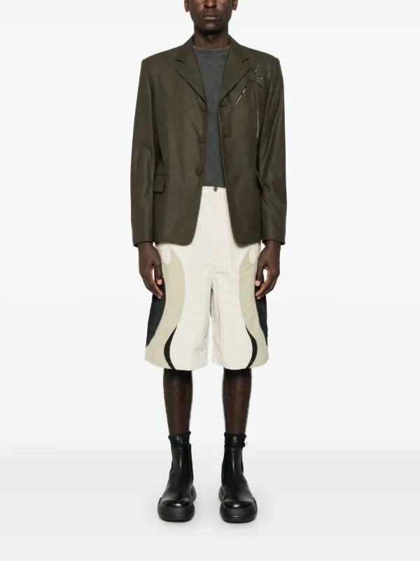 KUSIKOHC Origami Blazer | Green | FARFETCH AZ