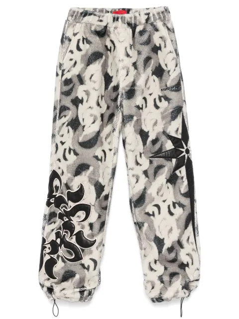 KUSIKOHC patterned fleece trousers