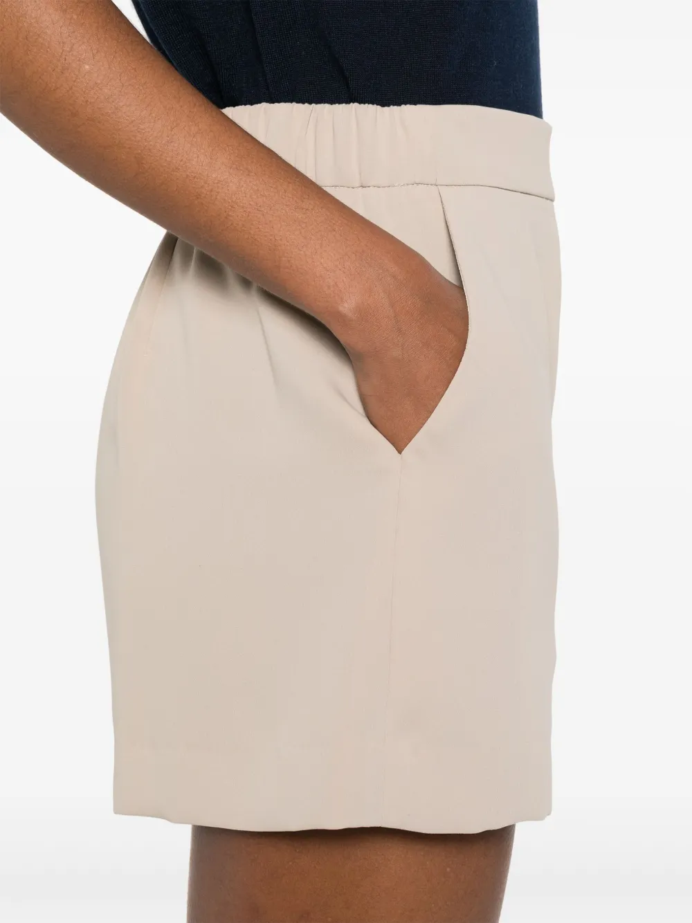 P.A.R.O.S.H. Shorts met detail Beige