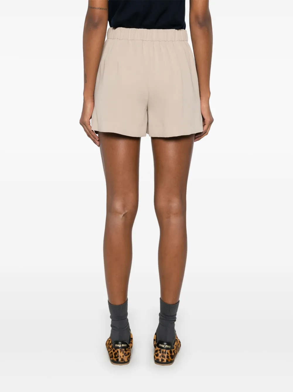 P.A.R.O.S.H. Shorts met detail Beige