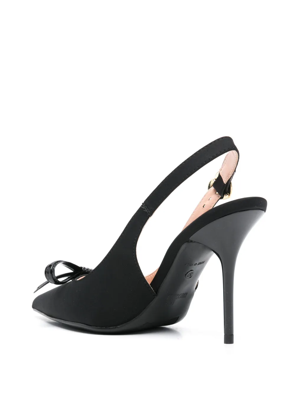 Love Moschino 95mm Sleek Bow pumps Black