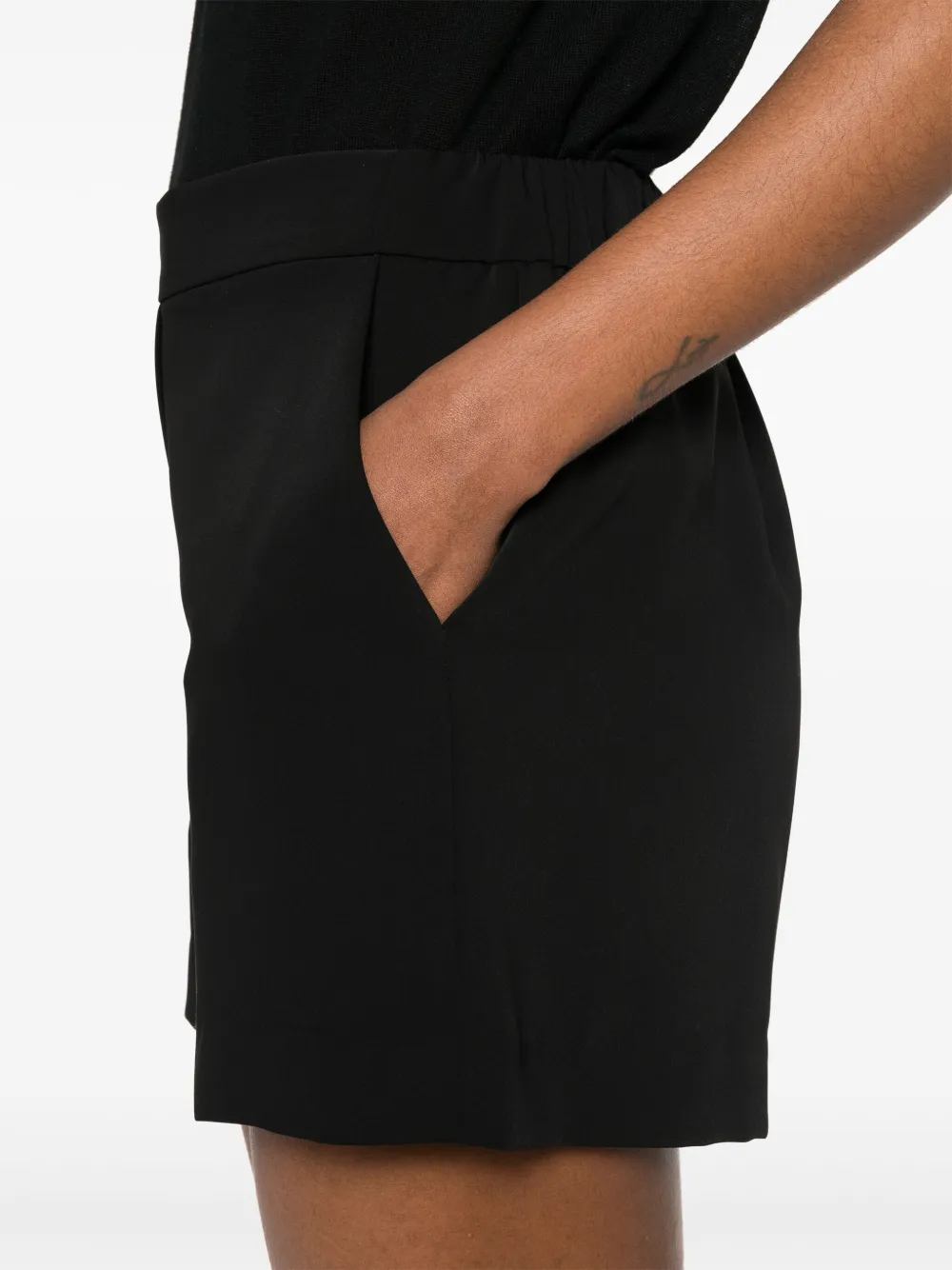 P.A.R.O.S.H. Shorts met detail Zwart