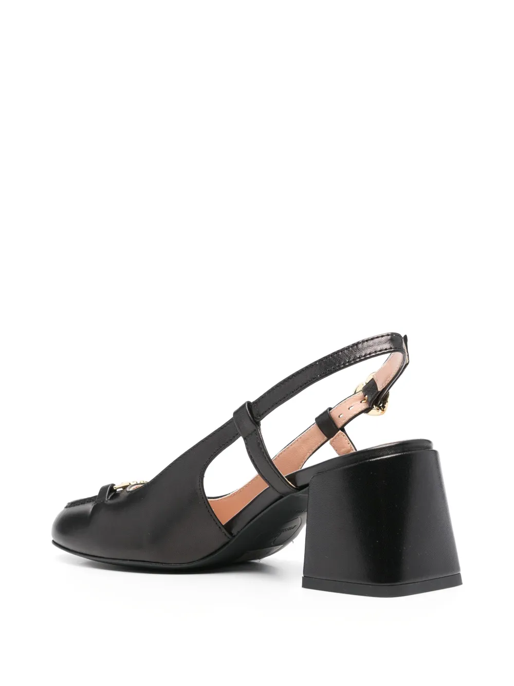 Love Moschino 70mm Love Chain pumps Black