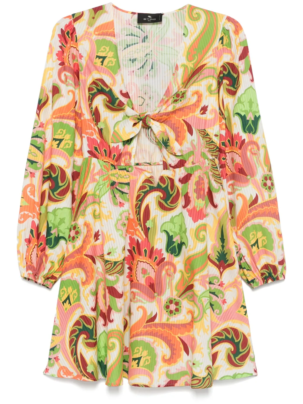 ETRO Jurk met paisley-print Wit