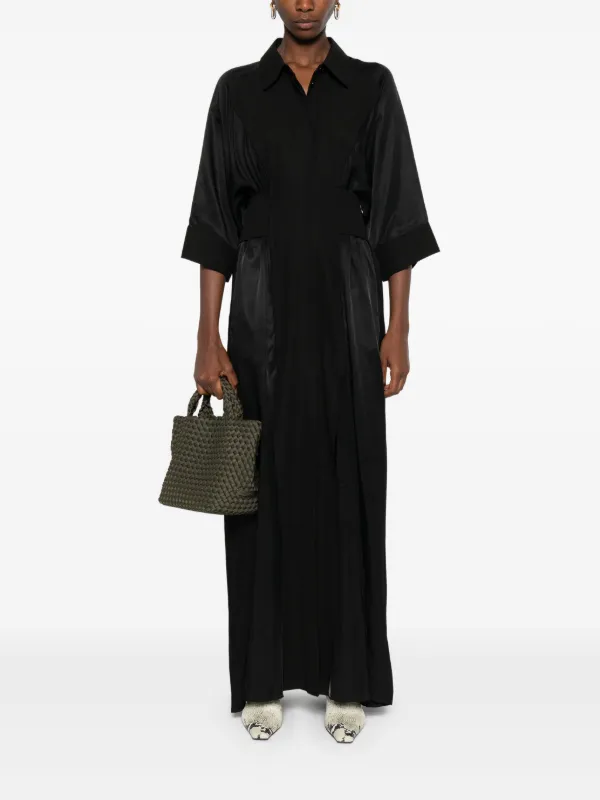 PINKO Amerigo Maxi Dress | Black | FARFETCH JO