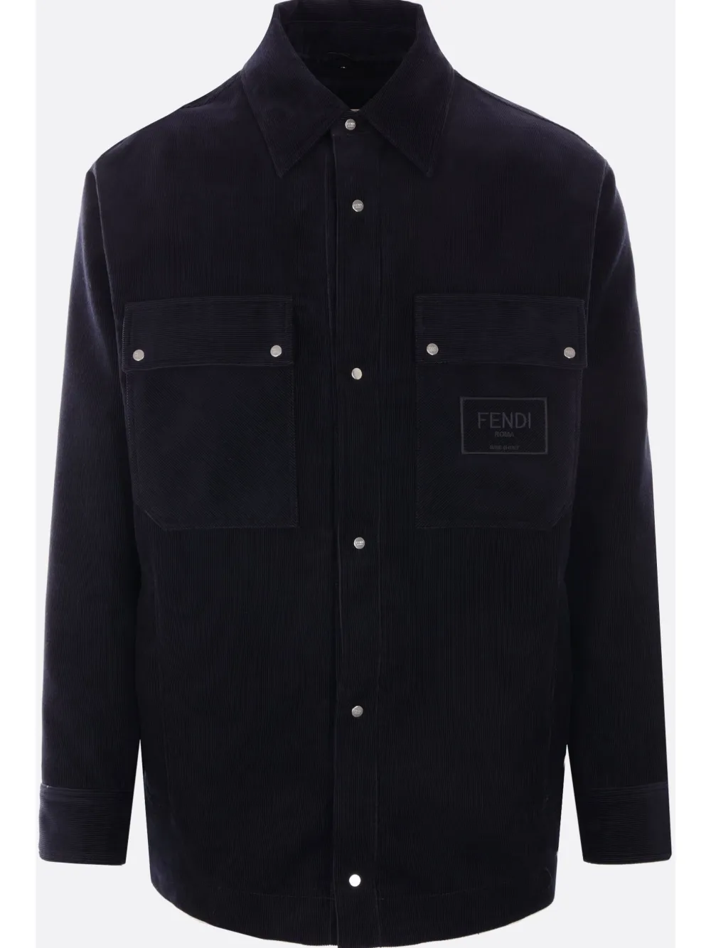 Fendi Coats In 蓝色