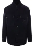 FENDI corduroy shirt jacket - Blue