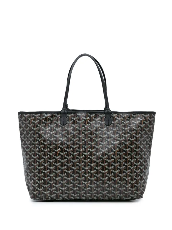 Goyard Pre Owned 2018 Goyardine Saint Louis GM Tote Bag Black FARFETCH