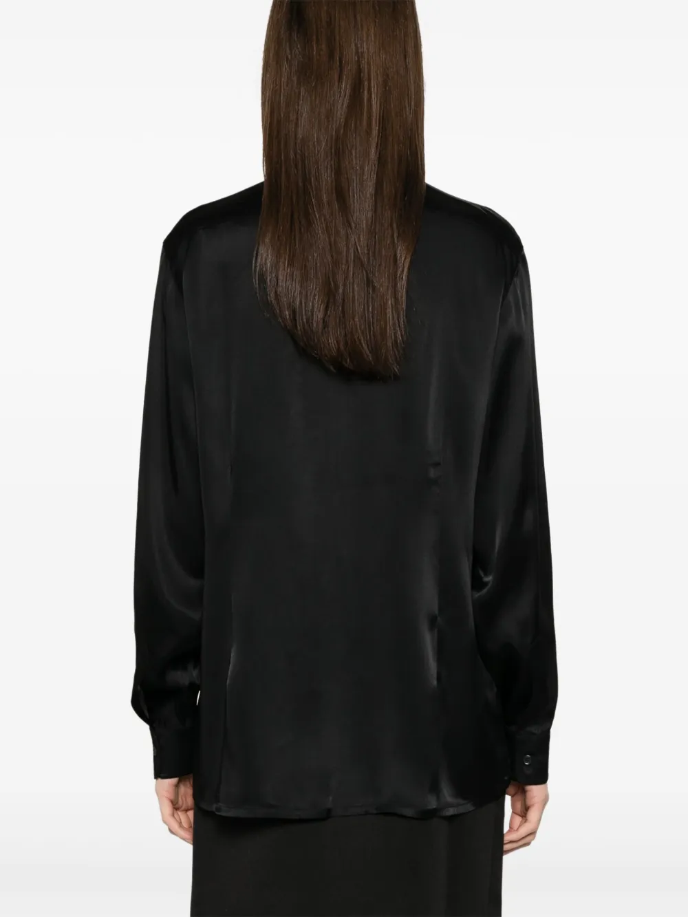 Coperni Satijnen blouse Zwart