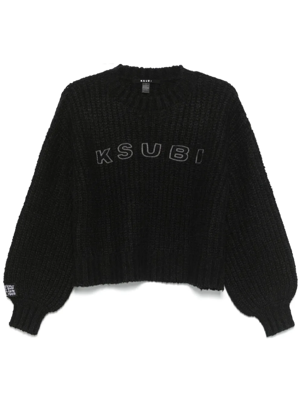 Ksubi The Bookie Knit trui Zwart