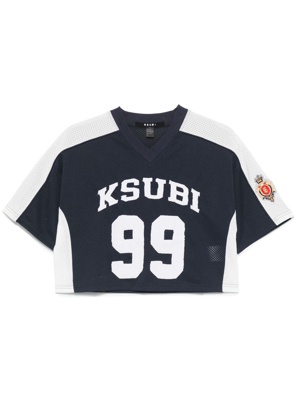 Ksubi 88 cropped T-shirt - Blue