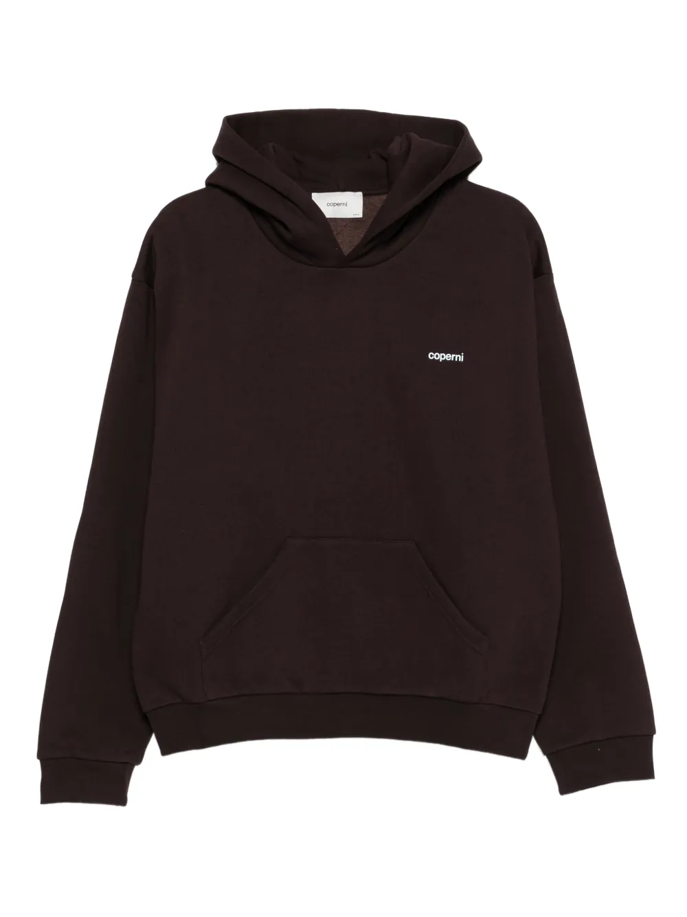Coperni Hoodie met geborduurd logo Bruin
