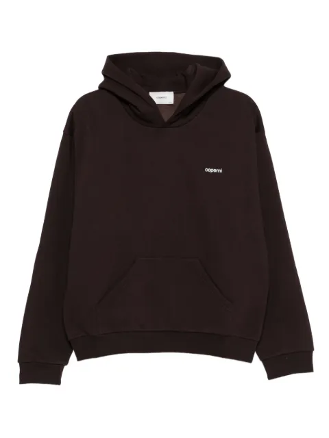 Coperni logo-embroidered hoodie