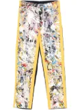 Charles Jeffrey Loverboy Art straight-leg jeans - White