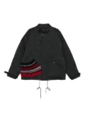 Andersson Bell quilted knit-panel jacket - Black