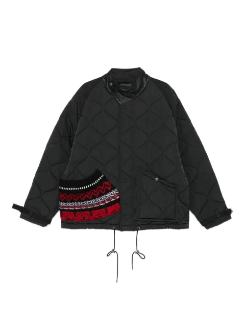 Andersson Bell quilted knit-panel jacket