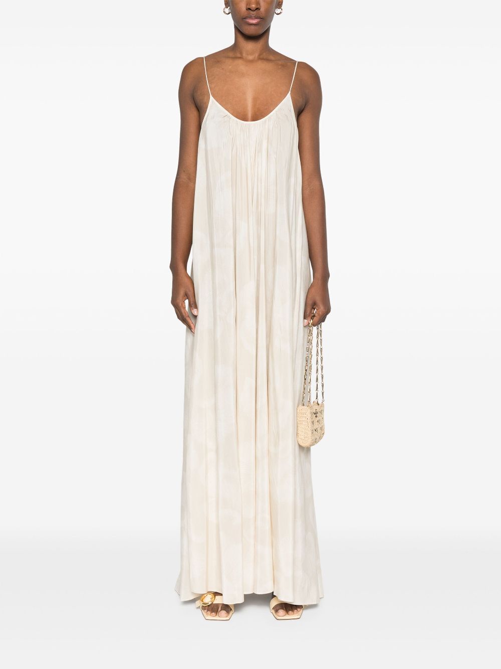 ANINE BING Aida maxi dress - Neutrals