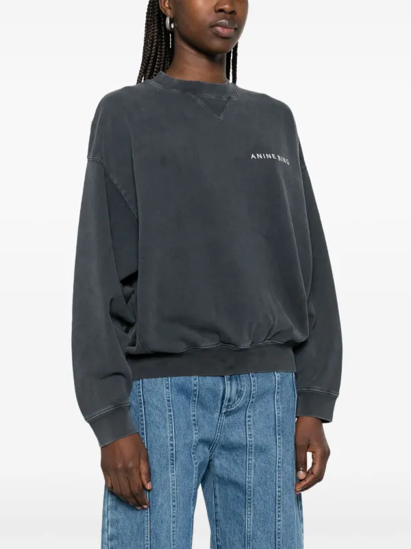 ANINE BING 【JACI スウェット】 ANINE BING Jaci スウェットシャツ | グレー | FARFETCH JP