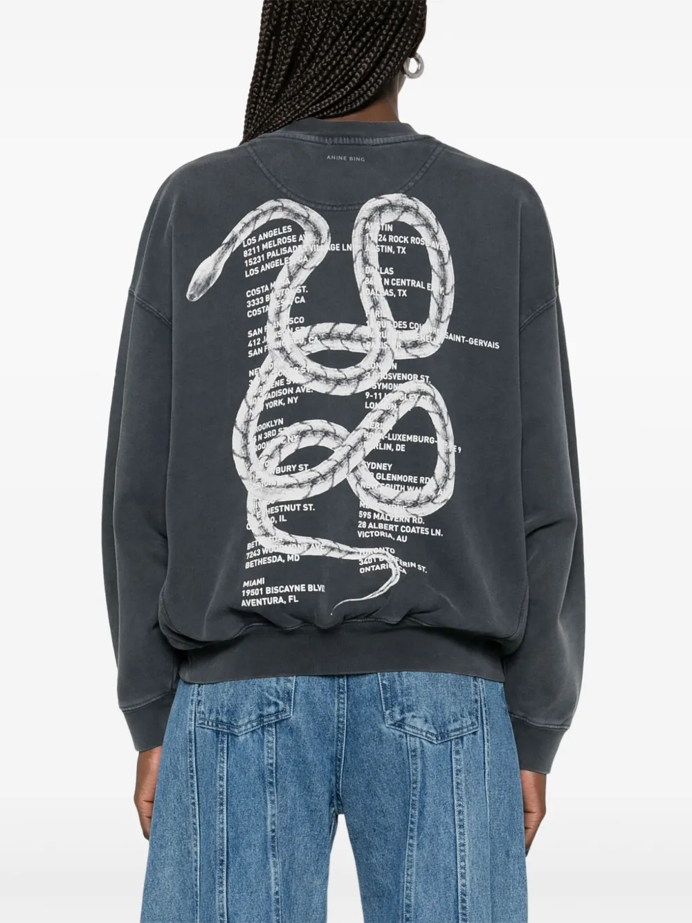 ANINE BING Jaci sweater Grijs