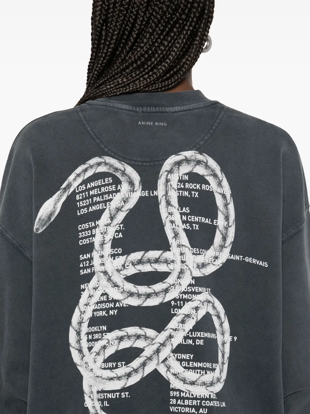 ANINE BING Jaci sweater Grijs