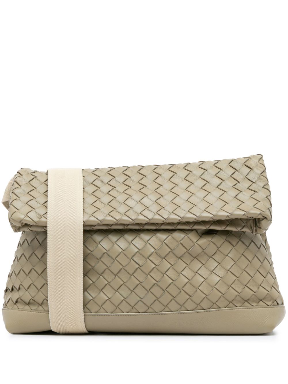 2012-2023 Nappa Intrecciato Fold Over crossbody bag