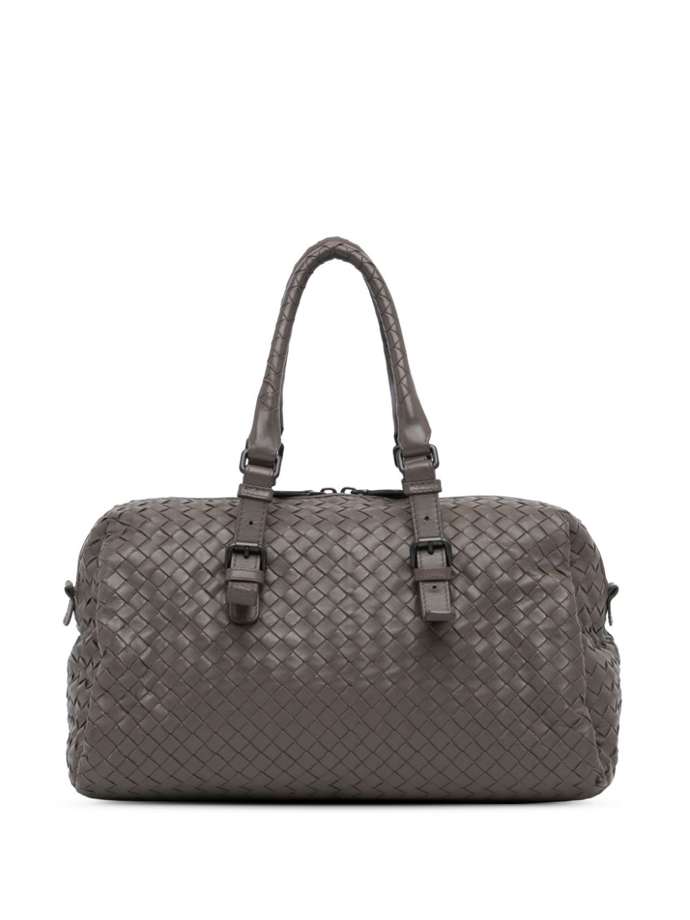 Bottega Veneta Pre-Owned 2012-2023 Nappa Intrecciato boston bag - Brown