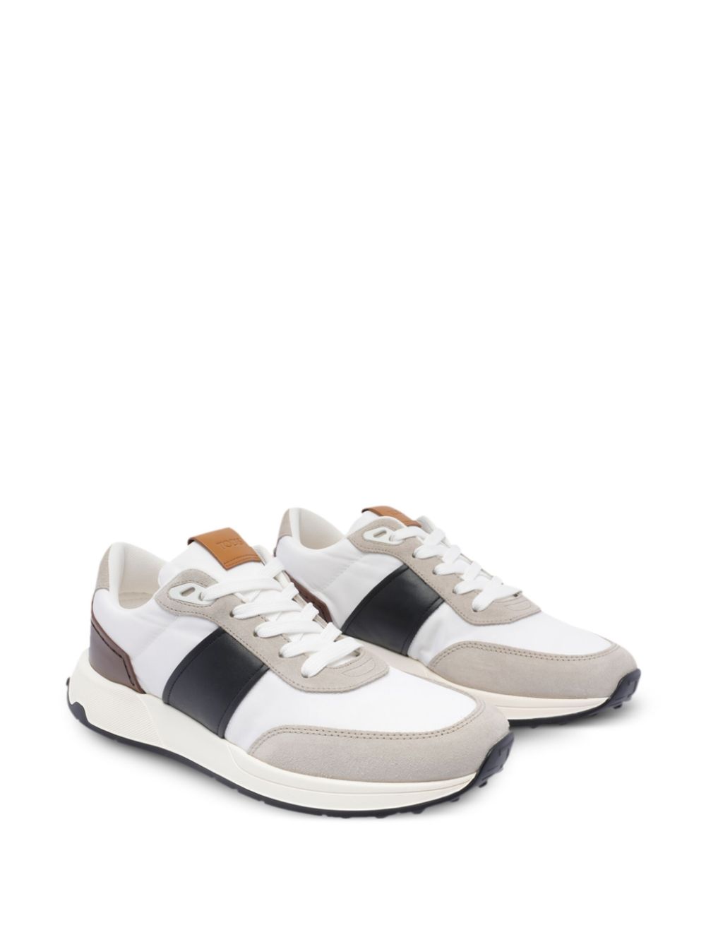 Tod's colour-block sneakers - Wit