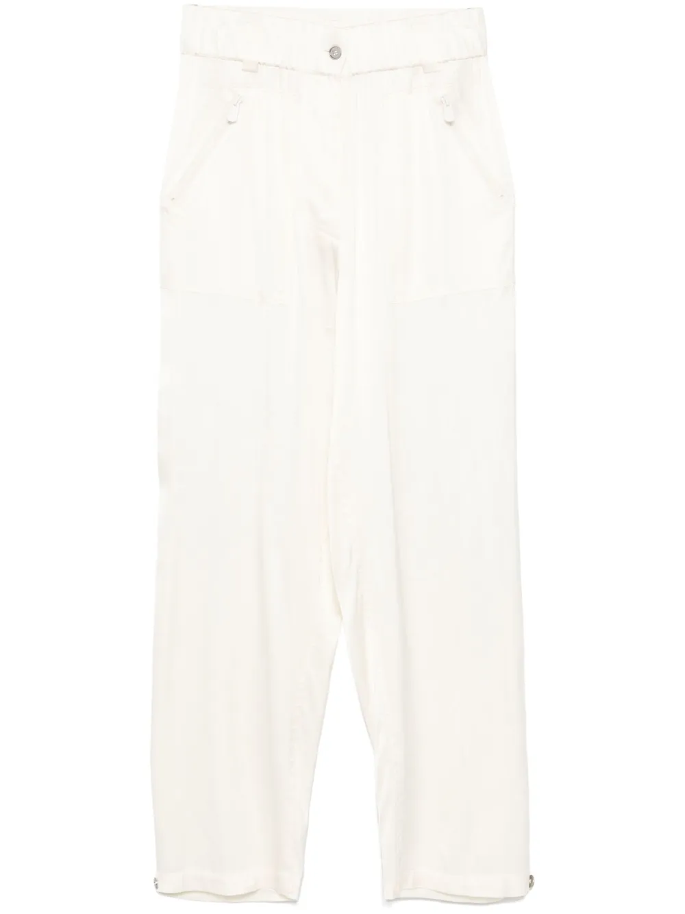 PINKO Satijnen broek Wit