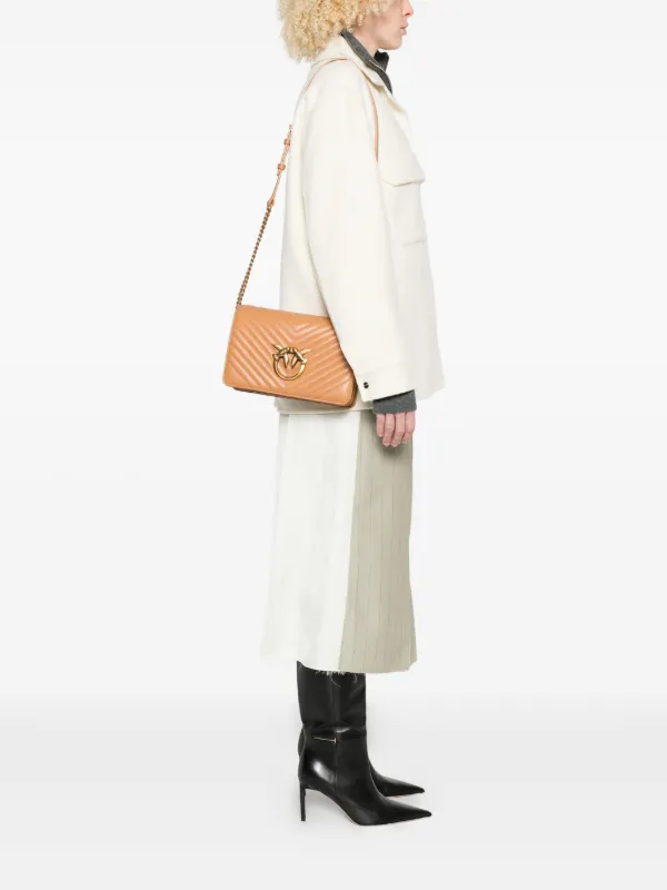 PINKO Love Click Bag | Brown | FARFETCH