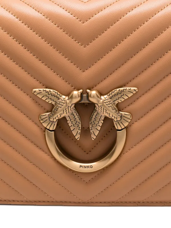 PINKO Love Click Bag | Brown | FARFETCH