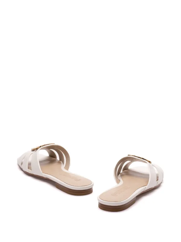 【関税&送料込】Pinko Marli Slide Sandals PINKO Marli Slides | Neutrals | FARFETCH