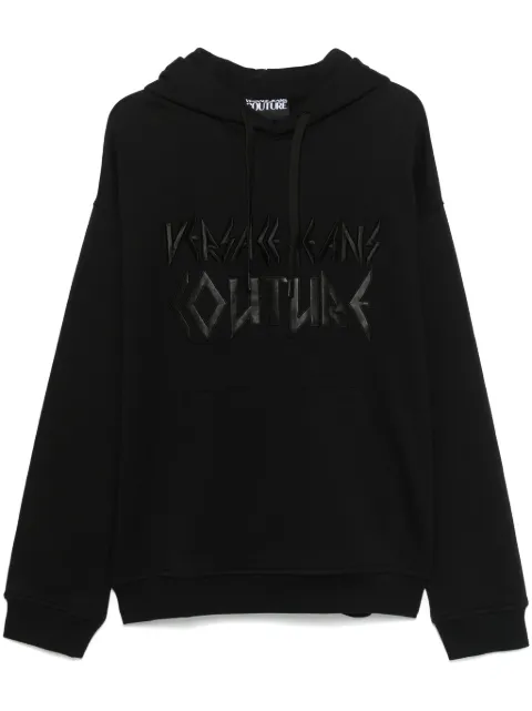 Versace Jeans Couture logo-embroidered hoodie