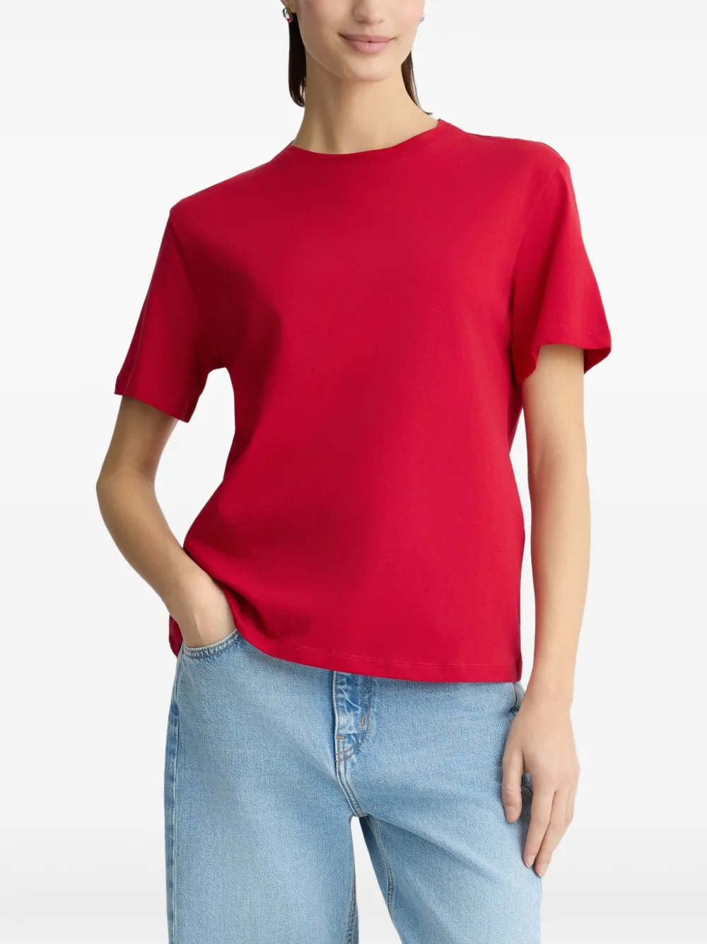 LIU JO Katoenen T-shirt Rood