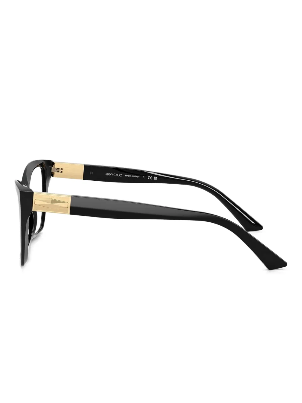 Jimmy Choo Eyewear Bril met cat-eye montuur Zwart