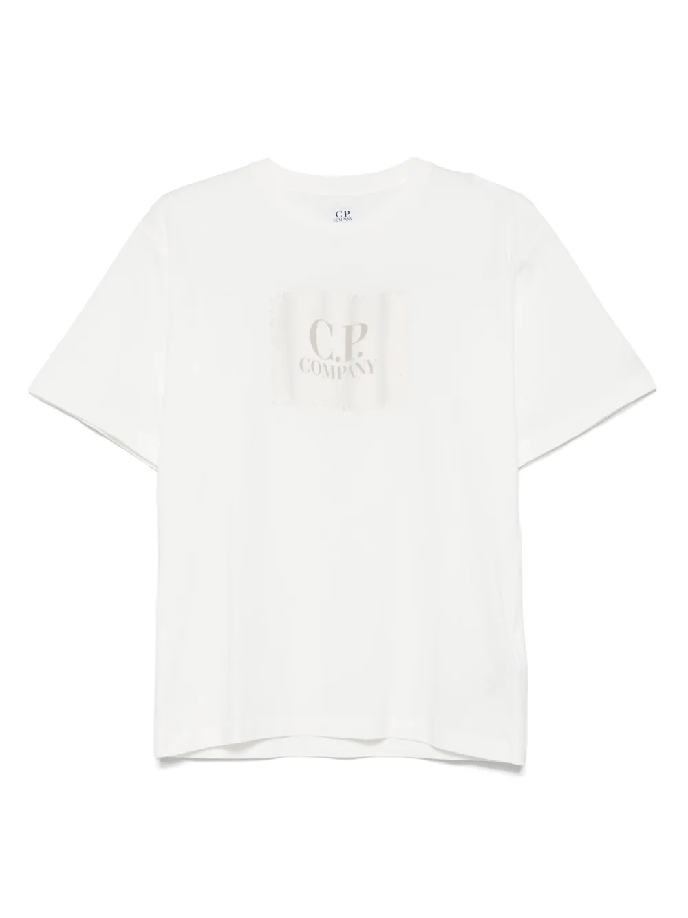 C.P. Company Kids T-shirt met logoprint Wit