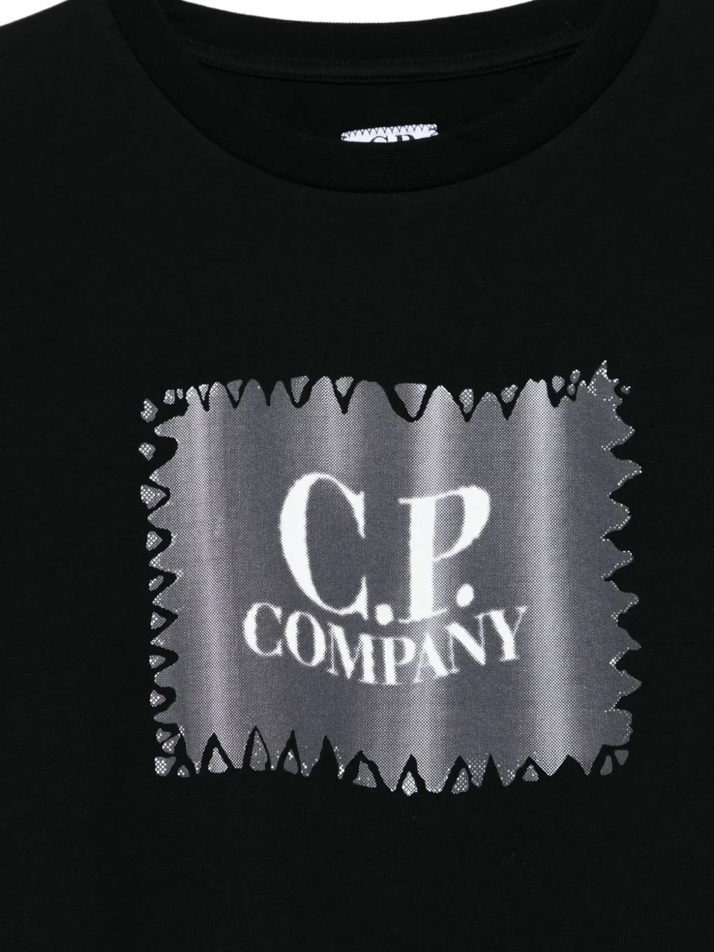 C.P. Company Kids T-shirt met logoprint Zwart