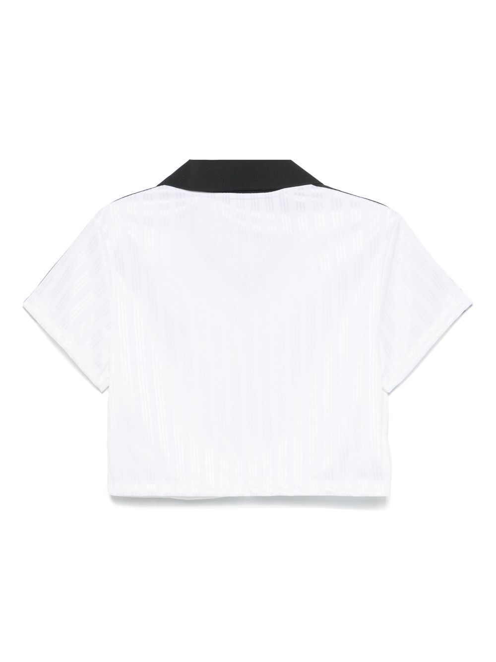 adidas Football cropped polo shirt - White