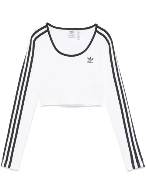 adidas cropped 3-stripes T-shirt 