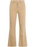 LIU JO high-rise bootcut trousers - Neutrals