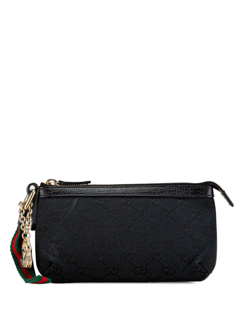 2000-2015 GG Canvas Jolicoeur Wristlet Pochette pouch