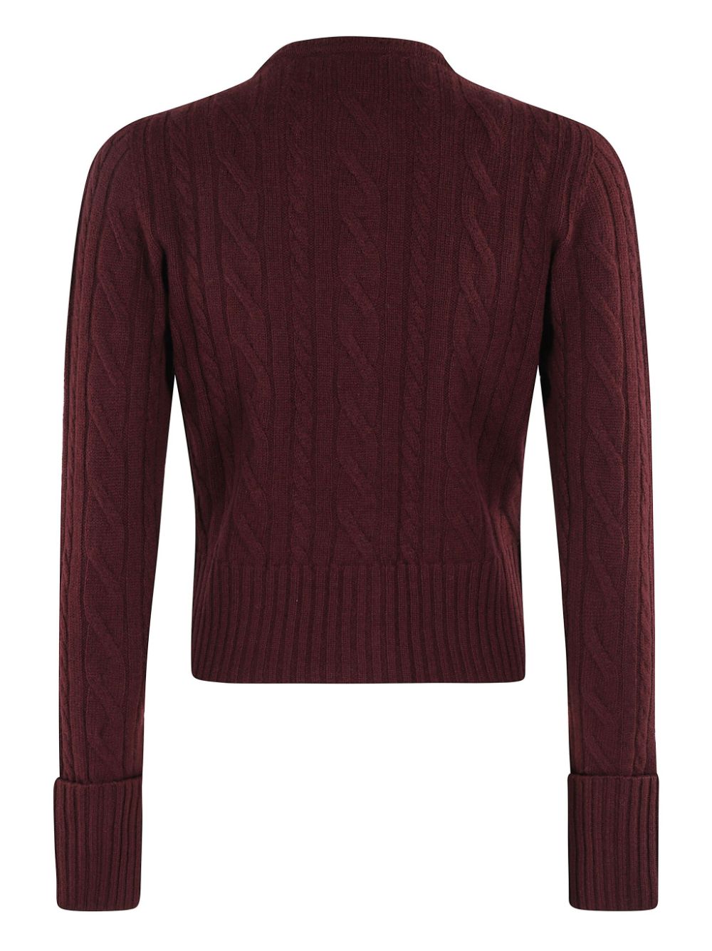 Blumarine cable-knit cardigan - Rood