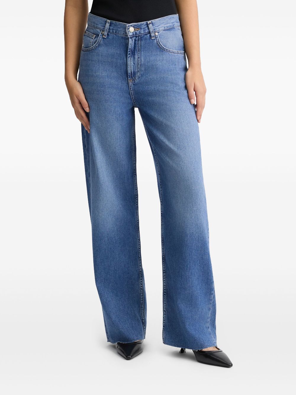 LIU JO Jeans met wijde pijpen - Blauw